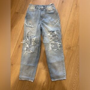 H&M curvy fit mom jeans